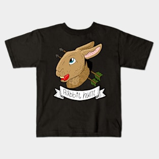 rabbit hunting, hunter. Kids T-Shirt